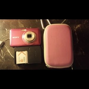 Pink Fujifilm Digital Camera